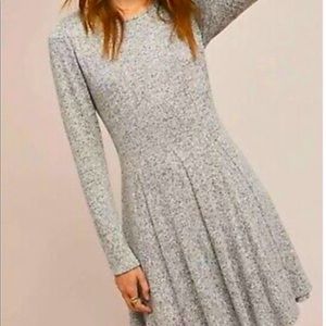 π«ANTHROPOLOGIEπ« GRAY FLEECE DRESS